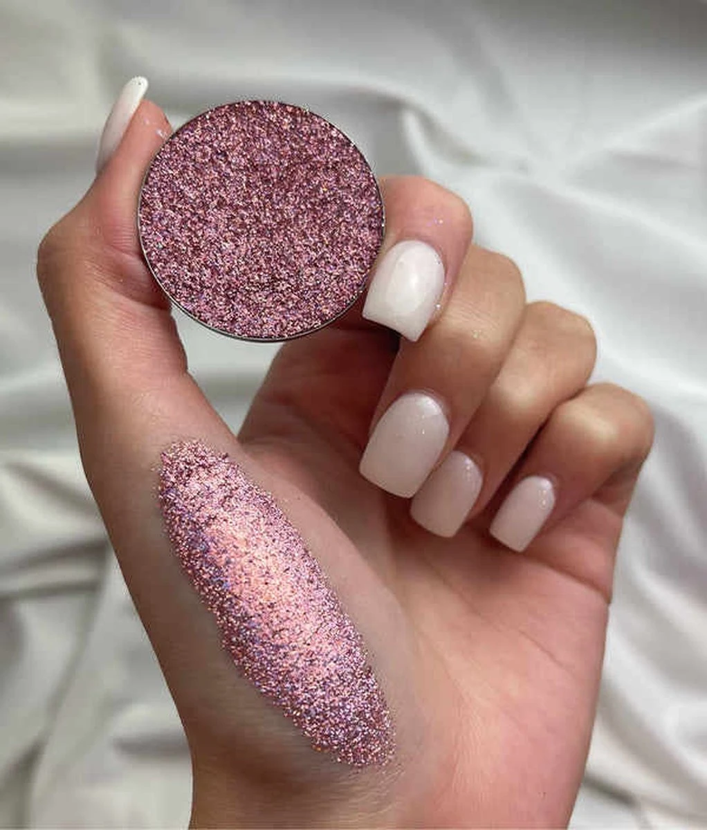 ROZE/BRUIN Glitter Oogschaduw - 100% Veganistisch & Dierproefvrij - STARNIGHT Cosmetics 3 ROZE/BRUIN Glitter Oogschaduw - 100% Veganistisch & Dierproefvrij - STARNIGHT Cosmetics