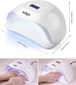 Adge - 54W LED Nageldroger Voor Gelnagels - Geschikt Voor ALLE Nagel Gellak - 36 LEDs - Met Timer -Mode-Cosmetica Winkel 1080x1200 1