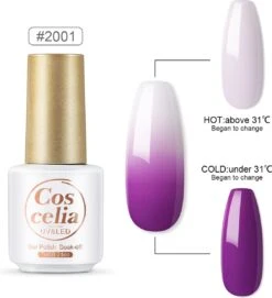 10 Temperatuur Veranderende Kleuren Gellak - Gel Nagellak - Gellakset - Nagelset - Temperature Change Nail Polish - Manicureset - 10 Kleuren Gel Polish - Gelnagels - Nagellak - Gelnagel Kit -Mode-Cosmetica Winkel 1093x1200 7