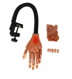 Merkloos Nailtrainer - Nail Practice Hand - Oefenhand Nagelstyliste (incl. 100 Oefen Nagels!) -Mode-Cosmetica Winkel 1095x1200 1
