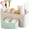 IBright Make-Up Organizer Met Lade - Cosmetica Opbergdoos - Bureau Organizer - Groen -Mode-Cosmetica Winkel 1100x1200 3
