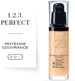 Bourjois 123 Perfect Foundation - 54 Beige Foncé -Mode-Cosmetica Winkel 1108x1200