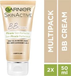 Garnier Face SkinActive - BB Cream Classic Light 5-in-1 Dagverzorging - 2x 50 Ml -Mode-Cosmetica Winkel 1109x1200