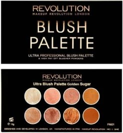 MAKEUP REVOLUTION Ultra Blush Palette Golden Sugar, 13 G 9 MAKEUP REVOLUTION Ultra Blush Palette Golden Sugar, 13 G -Mode-Cosmetica Winkel 1114x1200 3