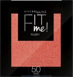 Maybelline Fit Me Blush - 50 Wine - Natuurlijk Ogende Rouge - 4.5 Gr -Mode-Cosmetica Winkel 1133x1200