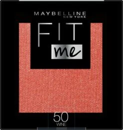 Maybelline Fit Me Blush - 50 Wine - Natuurlijk Ogende Rouge - 4.5 Gr