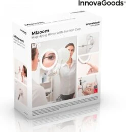 Innovagoods Led Vergrotende Spiegel Met Flexibele Arm En Zuignap Mizoom - Spiegel Met Verlichting - Spiegel - Spiegel Met Zuignap - Spiegel Met Verlichting - Badkamerspiegel Met Led Verlichting - Spiegel Met Verlichting Make Up - Spiegel Met Licht -Mode-Cosmetica Winkel 1146x1200 6