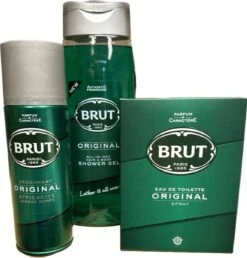 Brut Original - Pakket - 3in1 Douchegel 500 Ml & Eau De Toilette 100 Ml & Deo Spray 200 Ml