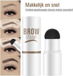 Merkloos Wenkbrauw Stempel – Brow Stamp – Stempelset – Make Up – Bruin – Incl. 34 Sjablonen – Incl. Wenkbrauw Borstel – Waterproof - Herbruikbaar - Cadeau Voor Haar -Mode-Cosmetica Winkel 1153x1200 4