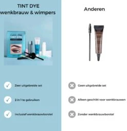 2 In 1 - Henna Wenkbrauwverf En Wimperverf - Bruin - Henna Brows - DIY Henna Brows Kit - Starterspakket Met Vele Extra's - 30 Ml -Mode-Cosmetica Winkel 1159x1200 3