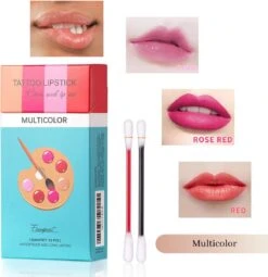 Bellive Tattoo Lipstick Red - Lipstick Dames - Tiktok - Lippenstift Wattenstaafje 20 Stuks - Lipstick Set - Waterproof Lipstick - Lippenstift Langhoudend - Long Lasting Lip Gloss - Multicolor -Mode-Cosmetica Winkel 1163x1200 1