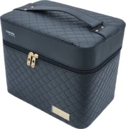 Confibel Make Up Koffer - Uitklapbaar - 5 Opbergbakken - Met Spiegel - Zwart -Mode-Cosmetica Winkel 1171x1200 9