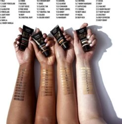 NYX Professional Makeup Born To Glow! Naturally Radiant Foundation - Warm Vanilla BTGRF6.3 - 30 Ml -Mode-Cosmetica Winkel 1174x1200 1