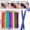 HANDAIYAN 12 Kleuren Mat Sneldrogend Niet Gemakkelijk Uit Te Vegen Kleur Eyeliner Set Make-up Show -Mode-Cosmetica Winkel 1179x1200 2