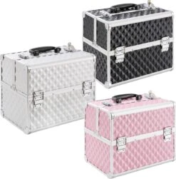 AREBOS Cosmeticakoffer Beauty Case Multikoffer 15 L Zwart -Mode-Cosmetica Winkel 1181x1200 6