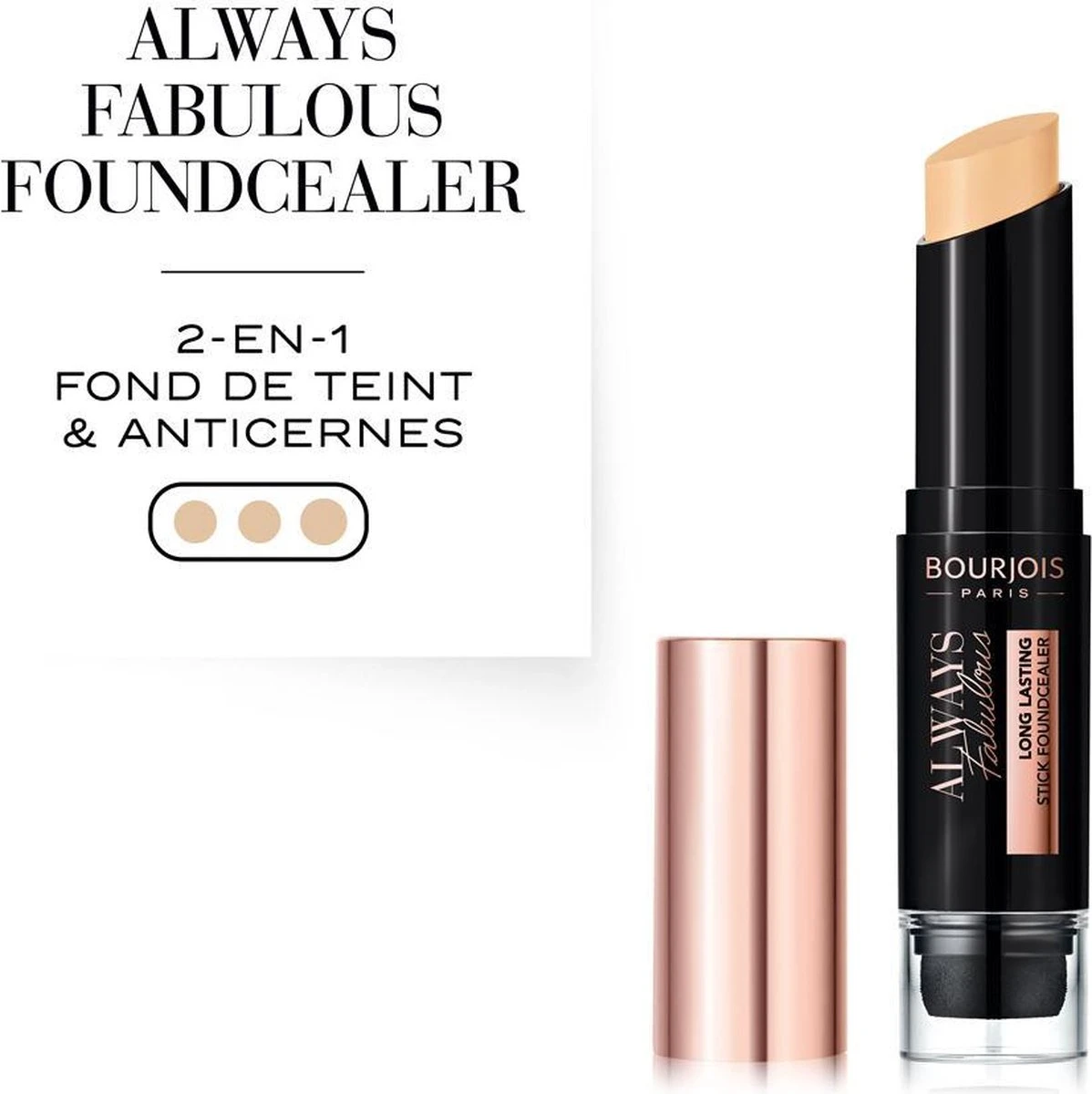 Bourjois Foundcealer Foundation - 110 Vanille Clair 13 Bourjois Foundcealer Foundation - 110 Vanille Clair - Afbeelding 11