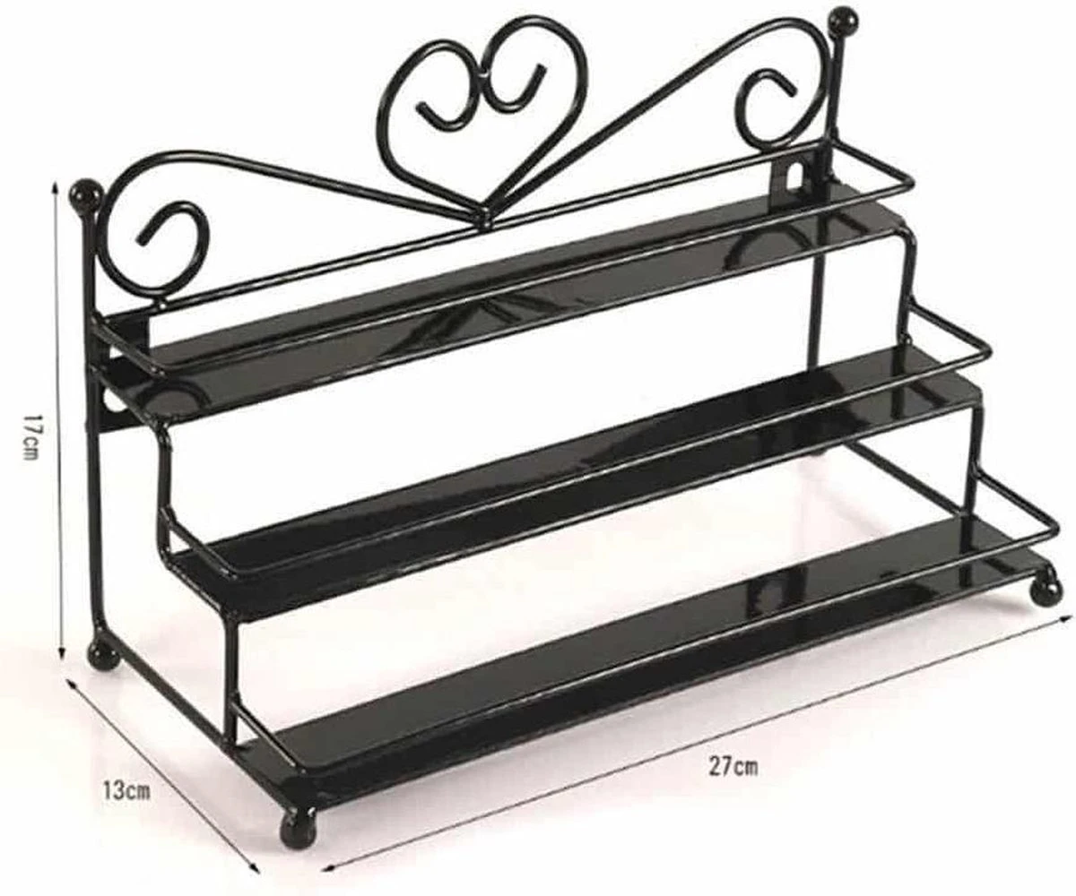 Confibel Nagellak Organizer - Nagellak Flesjes Houder - Essentiële Oliën Organizer - Rek Voor Flesjes - Wanddecoratie - Zwart 6 Confibel Nagellak Organizer - Nagellak Flesjes Houder - Essentiële Oliën Organizer - Rek Voor Flesjes - Wanddecoratie - Zwart - Afbeelding 4