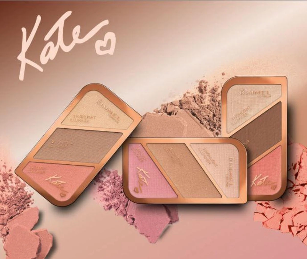 Rimmel London Kate Sculpting Palette - Golden Sands 8 Rimmel London Kate Sculpting Palette - Golden Sands - Afbeelding 6