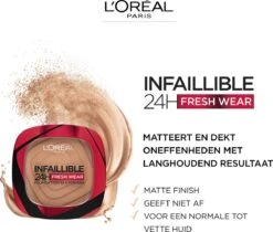 L’Oréal Paris Infaillible 24h Fresh Wear Powder Foundation - 20 Ivory -Mode-Cosmetica Winkel 1200x1021