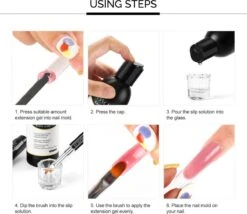 COSCELIA Extenstion Kit | Polygel Nagels | Gelnagels | Nepnagels | Gellak Set | UV Gel | Nail Art Pakket | Buildergel | Starterset | Makkelijk En Snelle Set -Mode-Cosmetica Winkel 1200x1041 1