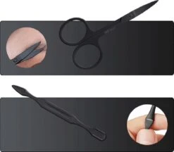 TOPCODE Cosmetics Manicure Set / Nagelschaar Set - #MCNC03 - Zwart 7 Delig - Nagelknipper Set Manicureset - Manicure Setje Pedicureset - Nagelschaartje - Nagelknipper – Nagelknipper Set - Manicureset - Manicuresetje -Mode-Cosmetica Winkel 1200x1049 1