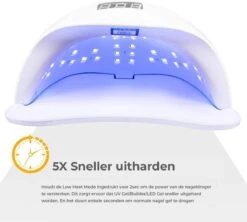 Adge - 54W LED Nageldroger Voor Gelnagels - Geschikt Voor ALLE Nagel Gellak - 36 LEDs - Met Timer -Mode-Cosmetica Winkel 1200x1078 3