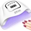 Merkloos Krachtige - 150 Watt UV LED Lamp Nagels - 45 Leds Nagellamp - Wit