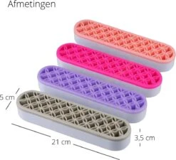 Make Up Organizer - Melon - Make Up Holder - Kwasten Organizer - Make Up Houder - Nagellak/Lipstick Organizer - Lippenstift Houder - Siliconen -Mode-Cosmetica Winkel 1200x1094 6