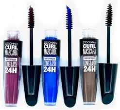 D'Donna - Curl Mascara - Paars - Waterproof - 1 Flesje Met 8 Gram Inhoud -Mode-Cosmetica Winkel 1200x1096 1