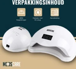 MOOSCARE 48 Watt LED Lamp Voor Gellak Nagels - UV Lamp Gelnagels - Nail Art Nagellamp - Gel Nagellak Nageldroger -Mode-Cosmetica Winkel 1200x1096 3