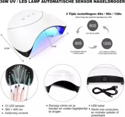 Royala D1 Gellak Starters Pakket + Inclusief UV LED Lamp + 10 Verschillende Gellak Kleuren - Gellak Lamp – Gellac Set - Alle Benodigdheden In Eén - Uitgebreid 62-Delig Pakket- Gel Polish Set - Gellak Set - UV LED Lamp 24 Royala D1 Gellak Starters Pakket + Inclusief UV LED Lamp + 10 Verschillende Gellak Kleuren - Gellak Lamp – Gellac Set - Alle Benodigdheden In Eén - Uitgebreid 62-Delig Pakket- Gel Polish Set - Gellak Set - UV LED Lamp -Mode-Cosmetica Winkel 1200x1117 4