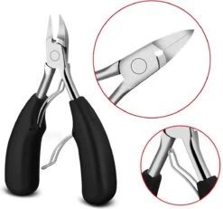 WVspecials® Professionele Zwarte Nagelschaar - Kalknagel Schaar - Ingegroeide Teennagel - Nageltang Groot -Nagelschaar Voor Harde Nagels - Teennagel - Nageltang - Nagelschaartje - Nagelschaar - Kalknagels - Schaar - Hand Verzorging - Nagelknipper -Mode-Cosmetica Winkel 1200x1124 2