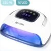 ForDig 220W Professionele Nageldroger Voor Gel Nagels - Nagellak Droger Met UV LED Lamp En Timer Voor Gelnagels - Nageldrogerlamp Met 57 LED Lampjes Voor Nagel Gellak - Geschikt Voor Manicure En Pedicure - Nagellakdroger Hard Gelpolish Builder -Mode-Cosmetica Winkel 1200x1130 4