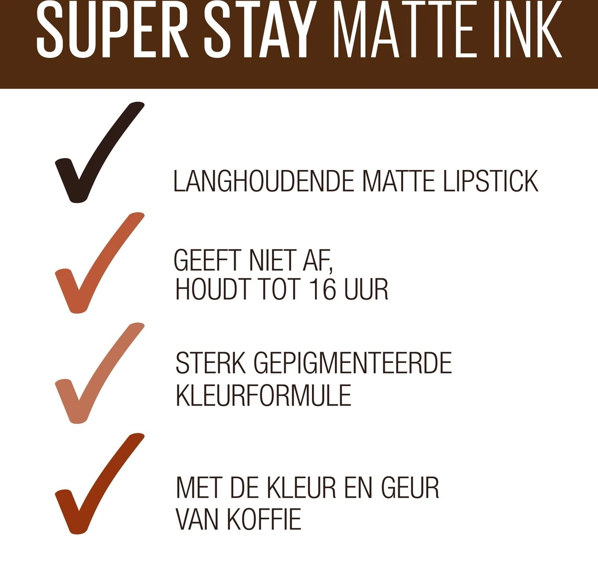 Maybelline SuperStay Matte Ink Lipstick - 260 Hazelnut Hypnotizer - Nude Lippenstift - 5 Ml 9 Maybelline SuperStay Matte Ink Lipstick - 260 Hazelnut Hypnotizer - Nude Lippenstift - 5 Ml - Afbeelding 7