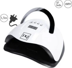 DANIQQI - 180 Watt UV LED Lamp Gelnagels - 57 LED Lampen- Nagel - UV - LED Lamp - Wit - Zwart - Nagellamp - Nail Dryer - Nagels - Salon - Timer - Professioneel - Super Krachtig - Extra Lang Snoer - Moederdag -Mode-Cosmetica Winkel 1200x1137 4