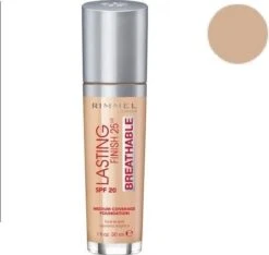 Rimmel London Rimmel Lasting Finish Breathable Foundation - 100 Ivory -Mode-Cosmetica Winkel 1200x1138