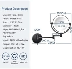 SaniDreams Thora - Make-up Spiegel-rond-zwart-10x Vergroot 14 SaniDreams Thora - Make-up Spiegel-rond-zwart-10x Vergroot -Mode-Cosmetica Winkel 1200x1140 7