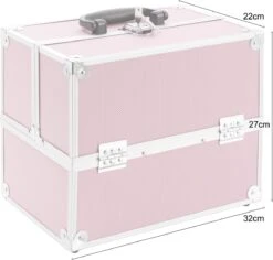 AREBOS Cosmeticakoffer Beauty Case Multikoffer 15 L Roze 24 AREBOS Cosmeticakoffer Beauty Case Multikoffer 15 L Roze -Mode-Cosmetica Winkel 1200x1145 1