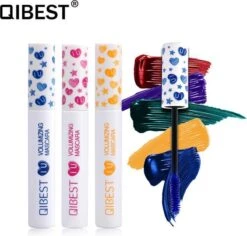 QIBEST® Volume Mascara |Hippe Kleuren |Basis Zwart | Accentueer Uw Wimpers Met Een Zomerse Glamour | Accentueer Uw Natuurlijke Oogkleur | Waterproof -Mode-Cosmetica Winkel 1200x1146 3
