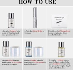 Brow Lift-Lamination – Nieuwe Behandeling Voor Mooier, Voller En Sprekende Wenkbrauwen. Krachtige Maar Natuurlijke Uitstraling. Meerdere Behandelingen. -Mode-Cosmetica Winkel 1200x1149 5