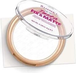 Rimmel London Insta Fix & Matte Make-uppoeder - 01 Clear -Mode-Cosmetica Winkel 1200x1153 1