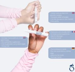 Herome French Liner - Manicurestift - Creëer Witte Nagelranden In Een Handomdraai - 5ml. -Mode-Cosmetica Winkel 1200x1153 2