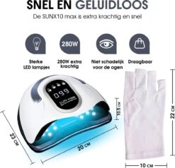 UV Lamp Gelnagels - 280 Watt - Gellak Lamp - Nagellamp - Nageldroger -Mode-Cosmetica Winkel 1200x1154 2