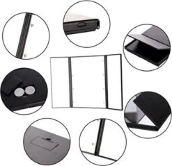 Spiegel Met LED Verlichting - Make-upspiegel - Zwart -Mode-Cosmetica Winkel 1200x1161 10