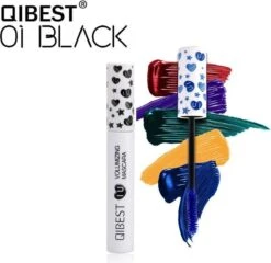 QIBEST® Volume Mascara |Hippe Kleuren |Basis Zwart | Accentueer Uw Wimpers Met Een Zomerse Glamour | Accentueer Uw Natuurlijke Oogkleur | Waterproof