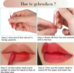 Bellive Tattoo Lipstick Red - Lipstick Dames - Tiktok - Lippenstift Wattenstaafje 20 Stuks - Lipstick Set - Waterproof Lipstick - Lippenstift Langhoudend - Long Lasting Lip Gloss - Multicolor -Mode-Cosmetica Winkel 1200x1175 1