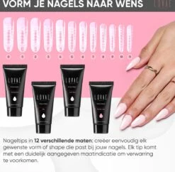 Lovae Cosmetics Polygel - Polygel Kit - Nagels Starterspakket - Nageltips - Builder Gel - Set Van 4 Kleuren - 4 X 30 Gr 21 Lovae Cosmetics Polygel - Polygel Kit - Nagels Starterspakket - Nageltips - Builder Gel - Set Van 4 Kleuren - 4 X 30 Gr -Mode-Cosmetica Winkel 1200x1178 2