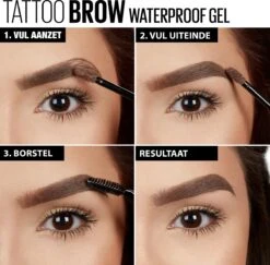 Maybelline Tattoo Brow Waterproof Wenkbrauwgel - 04 Medium Brown 24 Maybelline Tattoo Brow Waterproof Wenkbrauwgel - 04 Medium Brown -Mode-Cosmetica Winkel 1200x1182 6