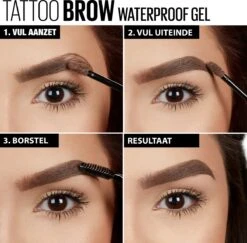 Maybelline Tattoo Brow Waterproof Wenkbrauwgel - 02 Soft Brown 19 Maybelline Tattoo Brow Waterproof Wenkbrauwgel - 02 Soft Brown -Mode-Cosmetica Winkel 1200x1182 8