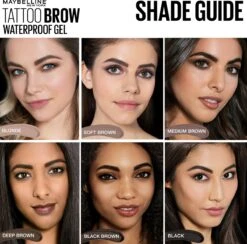 Maybelline Tattoo Brow Waterproof Wenkbrauwgel - 01 Blond 20 Maybelline Tattoo Brow Waterproof Wenkbrauwgel - 01 Blond -Mode-Cosmetica Winkel 1200x1183 7